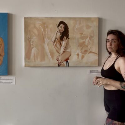 what’s it like being really attractive and trying to sell art?